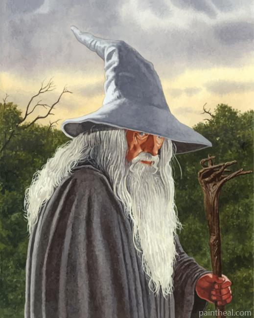 Gandalf Lord Of The Rings Painting By Numbers Kits