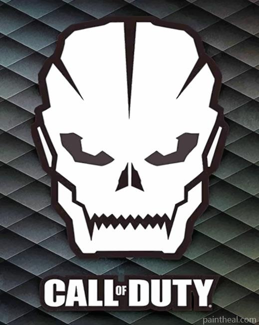 Warzone Skull Painting By Numbers Kits