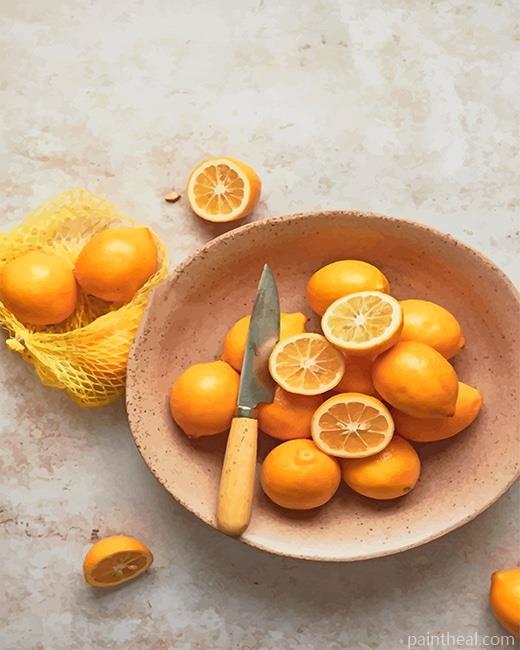 Lemon Still life Painting By Numbers Kits