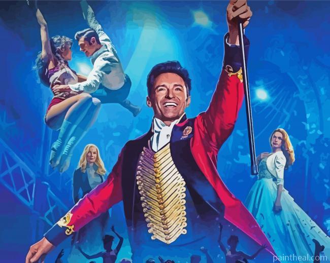 Aesthetic Greatest Showman Character Painting By Numbers Kits
