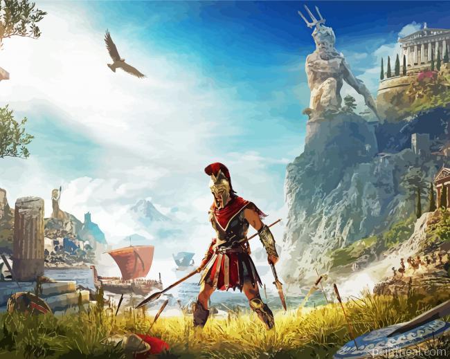 Assassin's Creed Odyssey Painting By Numbers Kits