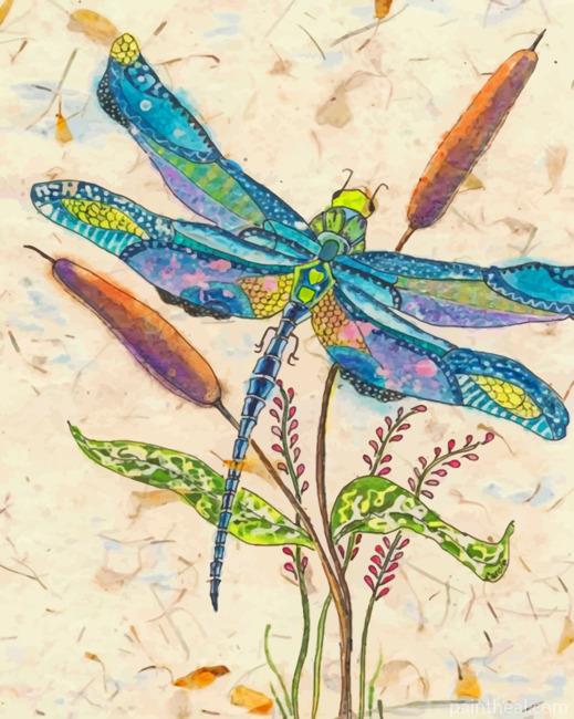 Dragonfly Painting By Numbers Kits