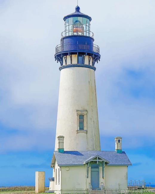 Yaquina Head Lighthouse Painting By Numbers Kits
