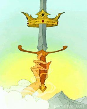 Sword Illustration Painting By Numbers Kits