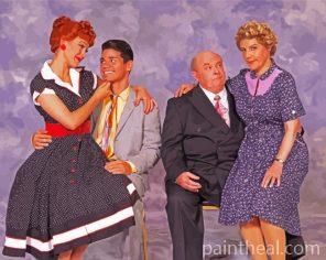 I love Lucy Characters Painting By Numbers Kits