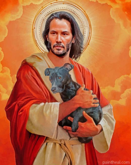 John Wick Jesus Christ Painting By Numbers Kits