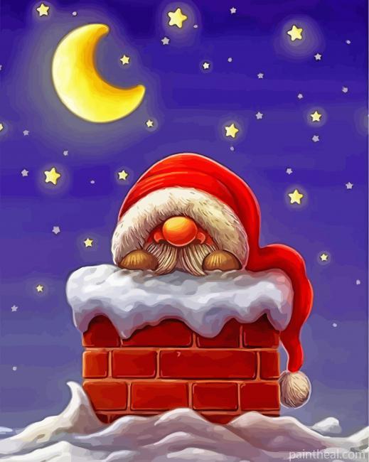 Christmas Gnome Painting By Numbers Kits
