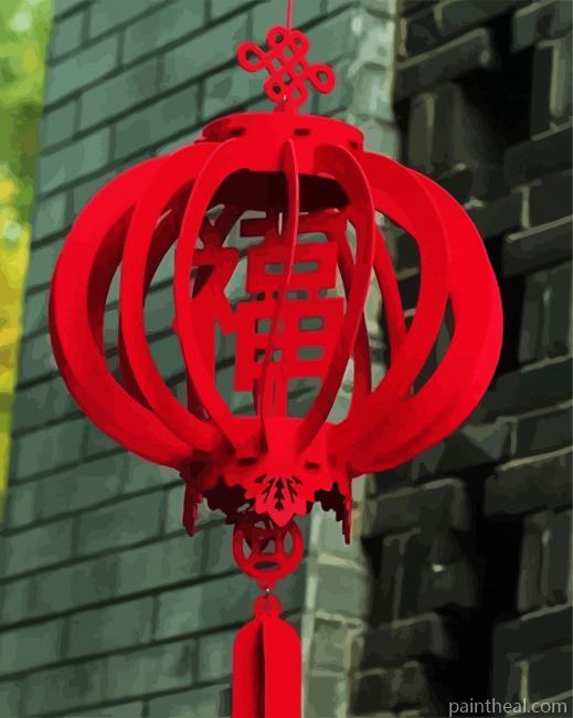 Aesthetic Chinese Lanterns Painting By Numbers Kits