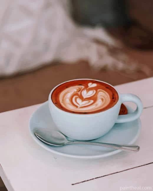 White Teacup Coffee Painting By Numbers Kits