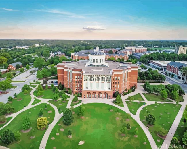 University of Kentucky Building Painting By Numbers Kits