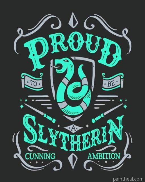 Aesthetic Slytherin Painting By Numbers Kits