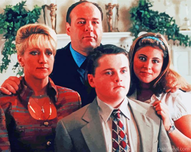 Vintage The Sopranos Painting By Numbers Kits