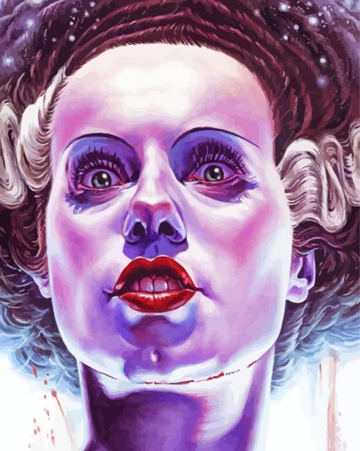 Bride of Frankenstein Painting By Numbers Kits