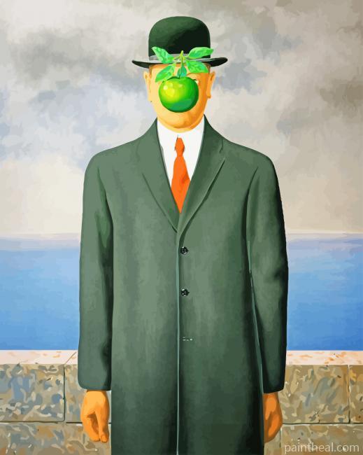 The Son of Man Rene Magritte Painting By Numbers Kits