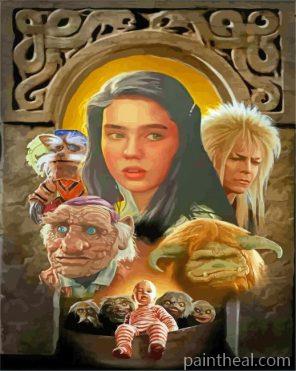 Labyrinth Movie Illustration Painting By Numbers Kits