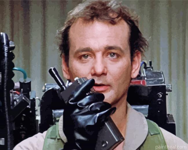 Ghostbusters Bill Murray Painting By Numbers Kits