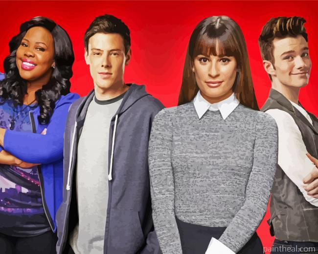 Glee Characters Painting By Numbers Kits