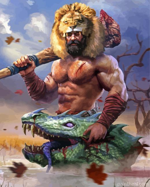 Strong Hercules Painting By Numbers Kits