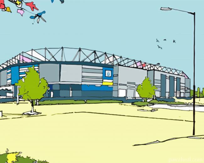 Cardiff City Stadium Painting By Numbers Kits