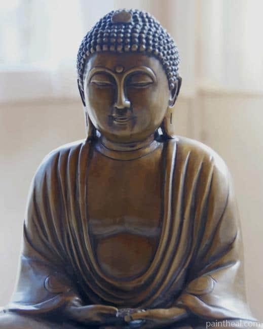 Buddha Statue Painting By Numbers Kits