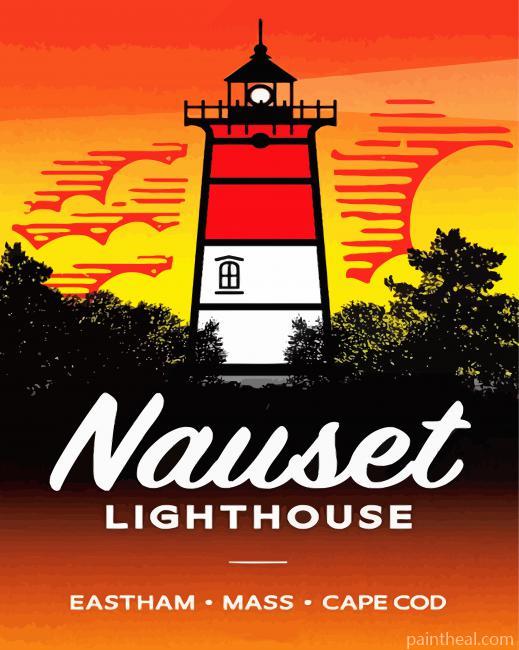 Quoddy Lighthouse Poster Painting By Numbers Kits