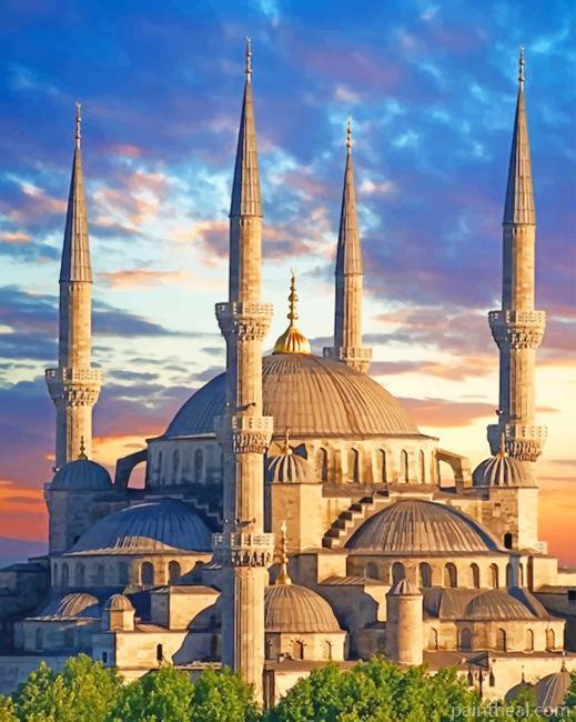 The Hagia Sophia Mosque Painting By Numbers Kits