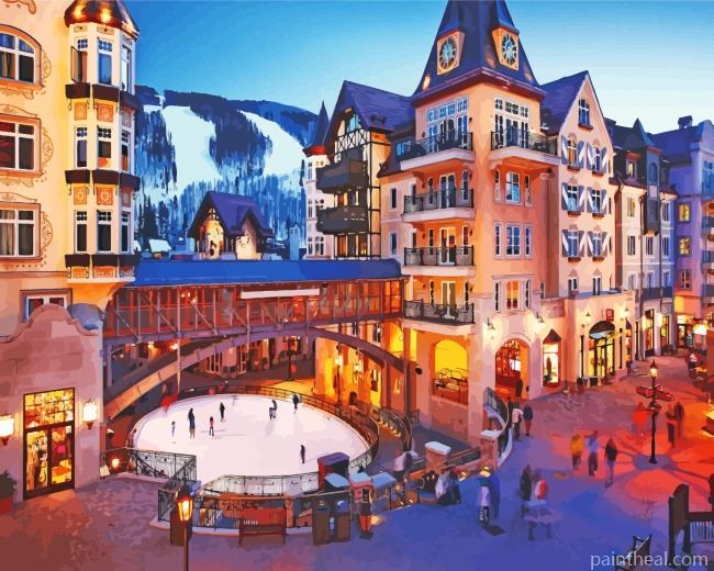 Vail Colorado Painting By Numbers Kits