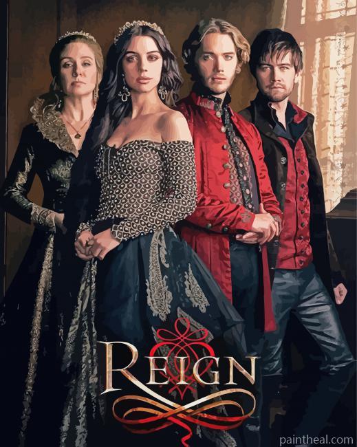 Reign TV Show Characters Painting By Numbers Kits