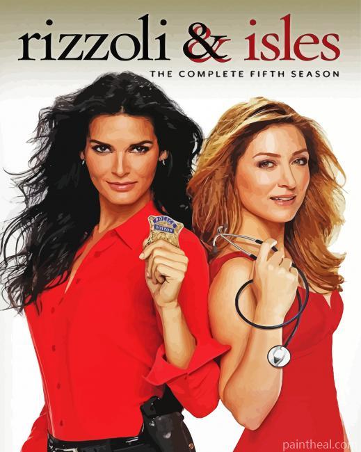 Rizzoli And Isles Tv Show Poster Painting By Numbers Kits