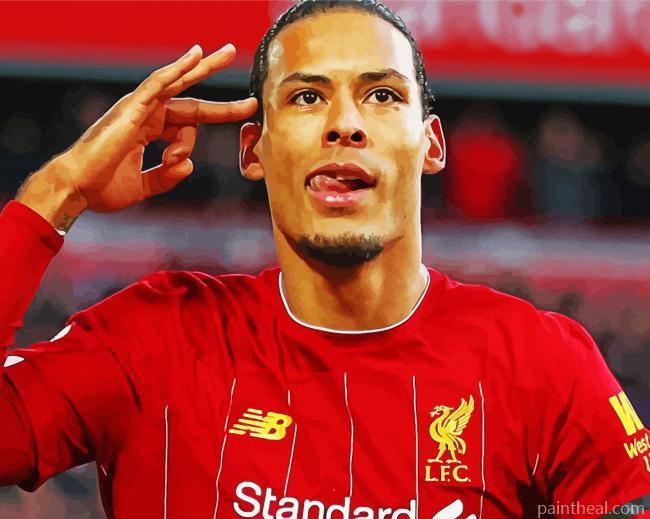 Virgil van Dijk Painting By Numbers Kits