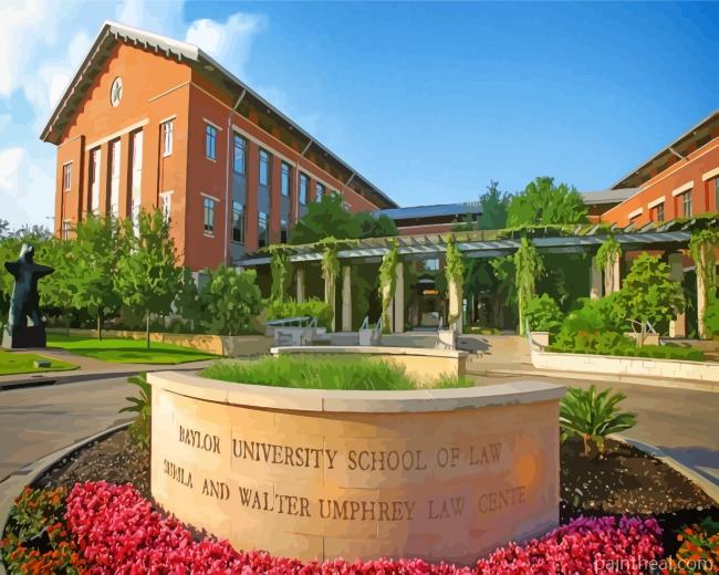 Baylor Law School Painting By Numbers Kits