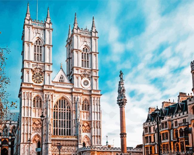 Aesthetic Westminster Abbey Painting By Numbers Kits