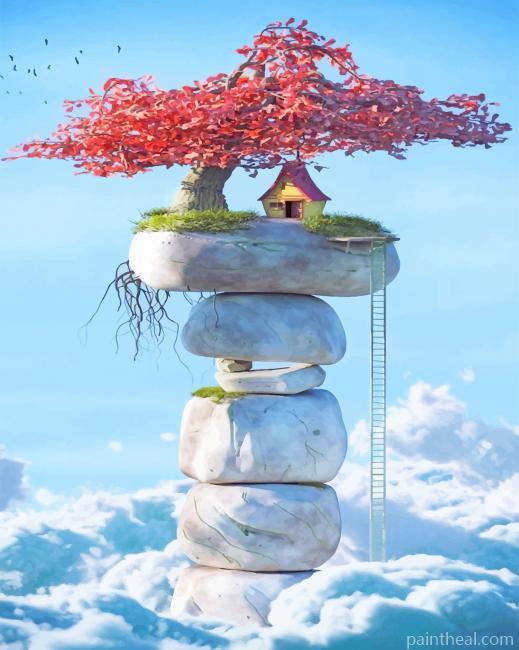 Fictional Paradise Painting By Numbers Kits
