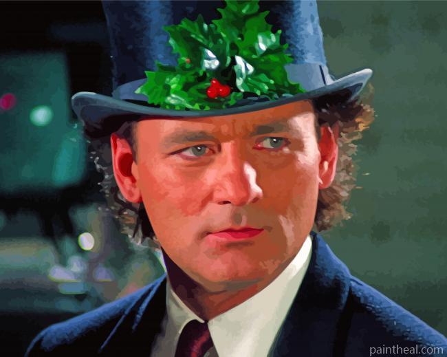 Bill Murray Scrooged Painting By Numbers Kits