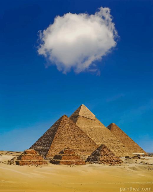 The Great Pyramids Of Giza Painting By Numbers Kits