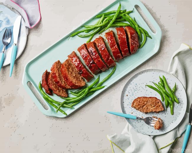 Meatloaf Food Painting By Numbers Kits