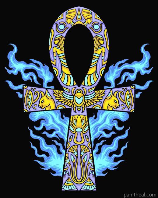 Aesthetic Ankh Diamond Painting Painting By Numbers Kits