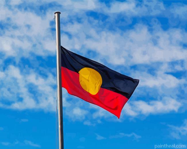 Aboriginal Flag Painting By Numbers Kits