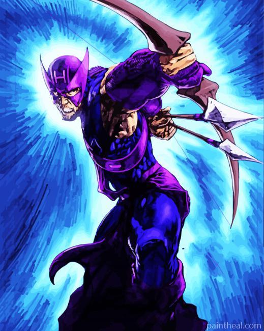 Hawkeye Hero Painting By Numbers Kits