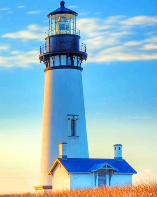 Oregon Yaquina Head Lighthouse Painting By Numbers Kits