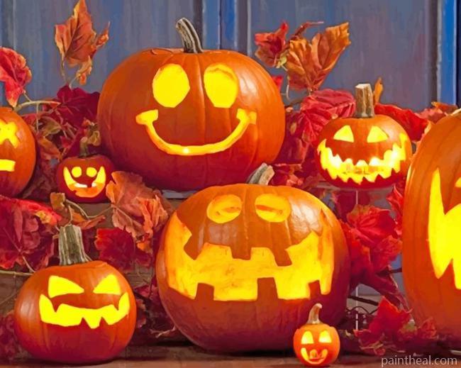 Halloween Celebrations Painting By Numbers Kits