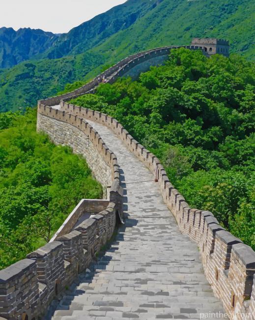 China Great Wall Painting By Numbers Kits