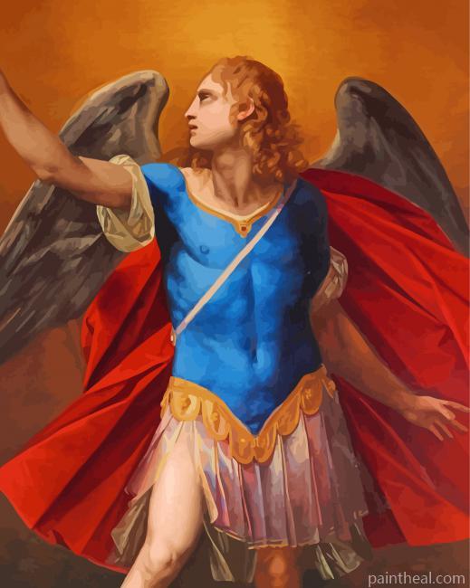 Aesthetic Archangel Michael Painting By Numbers Kits