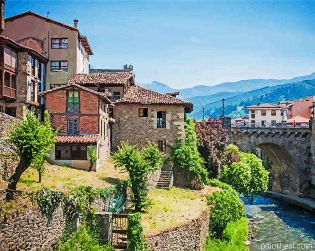 San Tiago De Compostela Spain Painting By Numbers Kits