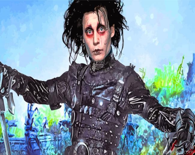 Edward Scissorhands Painting By Numbers Kits