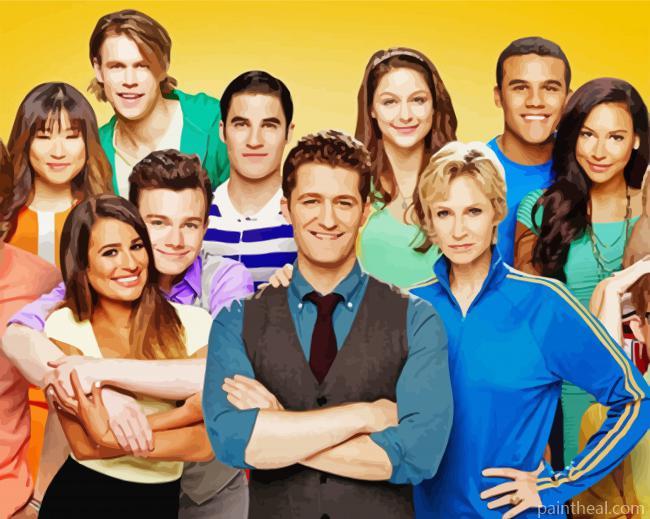 Glee The Musical Comed Drama Painting By Numbers Kits