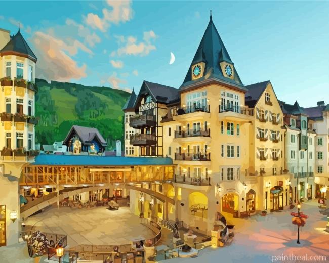 Vail Beaver Creek Ski Area Painting By Numbers Kits