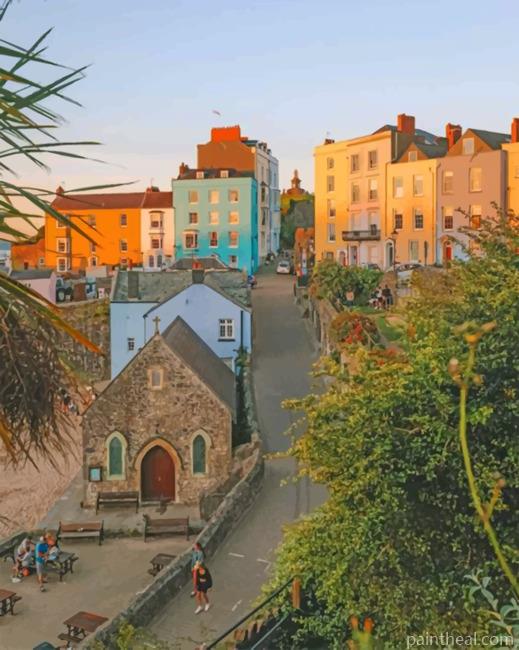 Tenby Wales Painting By Numbers Kits