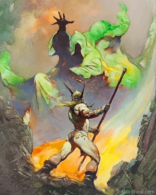 Frank Frazetta Art Painting By Numbers Kits