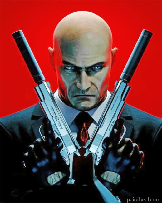 Hitman II Illustration Painting By Numbers Kits